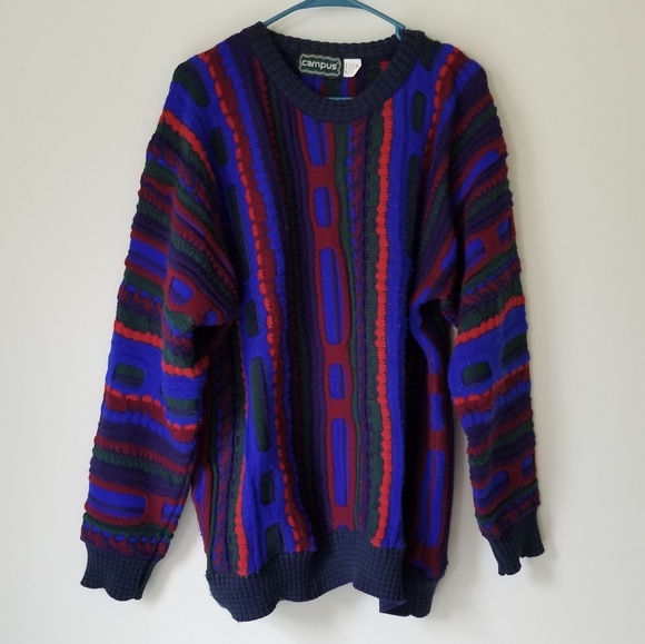 Vintage Other - Authentic Vintage Vibrant Knit Pullover Sweater